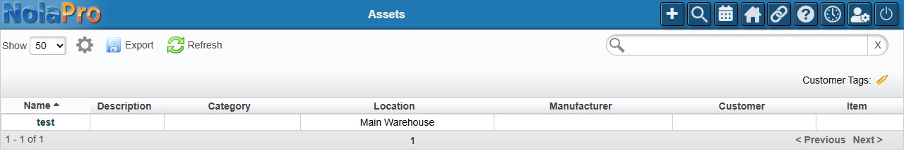 Assets management