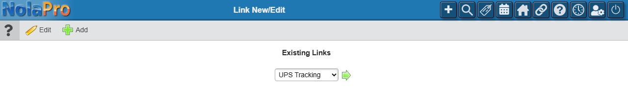 Link New/Edit - choose a link
