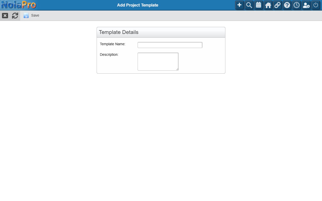 Add Project Template